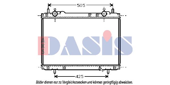 AKS DASIS Radiators, Motora dzesēšanas sistēma 080062N